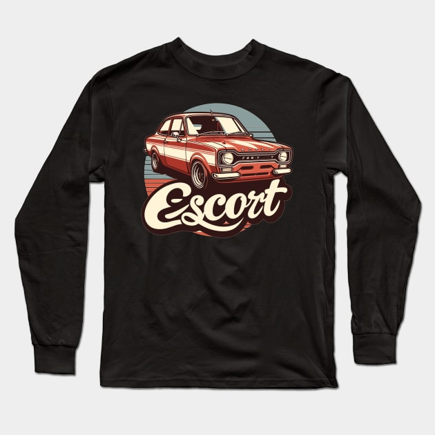 Ford Escort Long Sleeve T-Shirt by Vehicles-Art